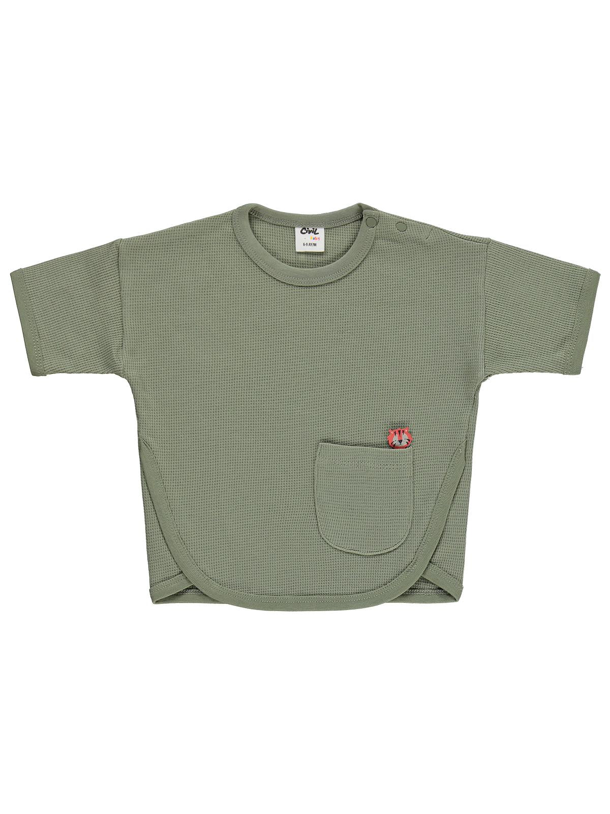 Civil Baby Cepli Basic 6-18 Ay Takım - Haki
