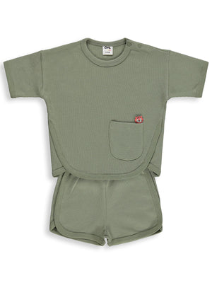 Civil Baby Cepli Basic 6-18 Ay Takım - Haki