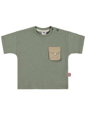 Civil Baby Cepli Basic 6-18 Ay Tişört - Haki