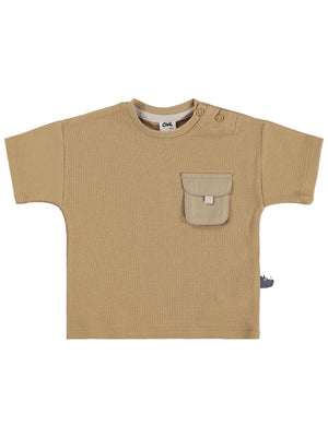 Civil Baby Cepli Basic 6-18 Ay Tişört - Kahverengi