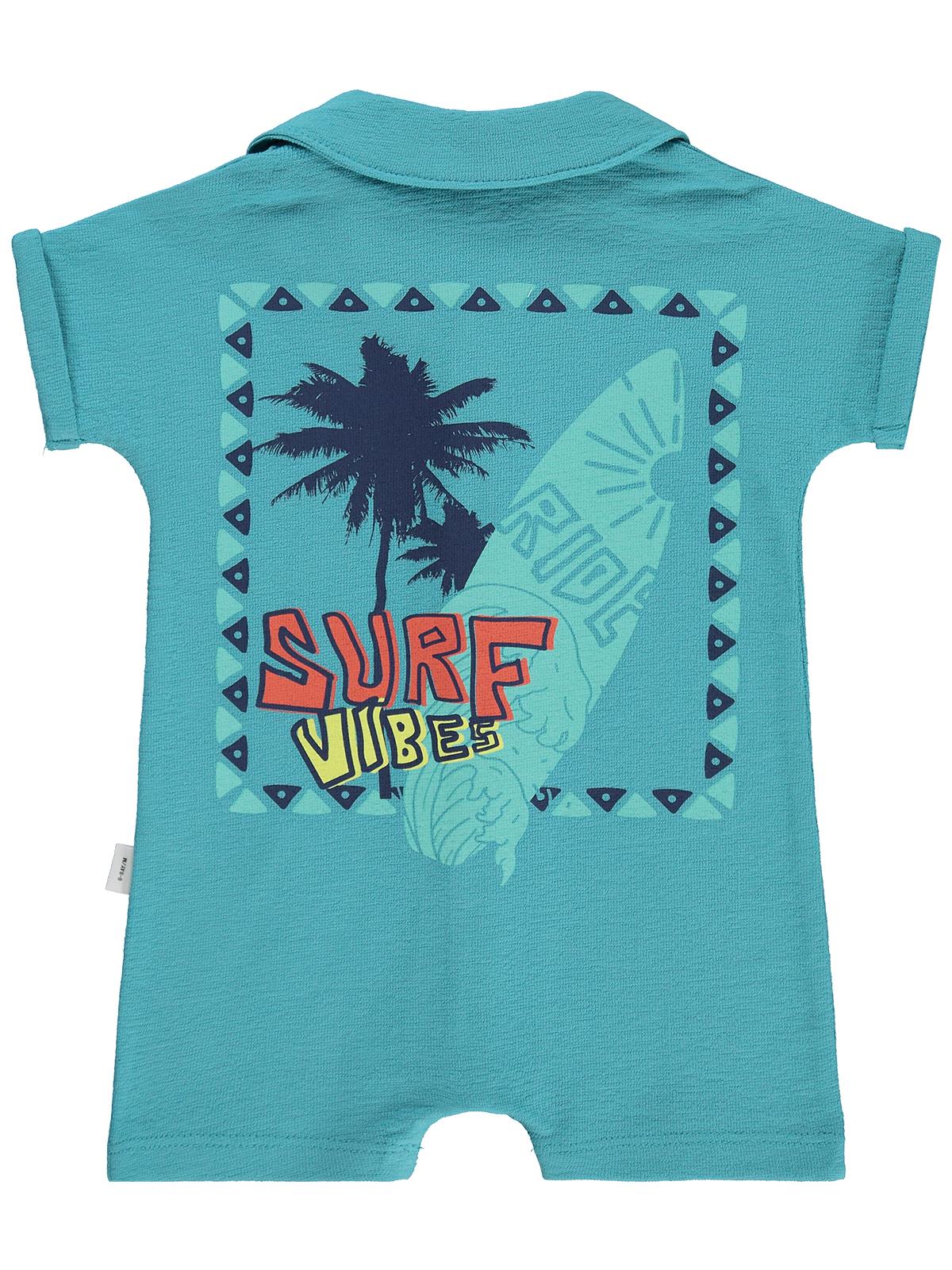 Civil Baby Aloha Baskılı 6-18 Ay Tulum - Yeşil