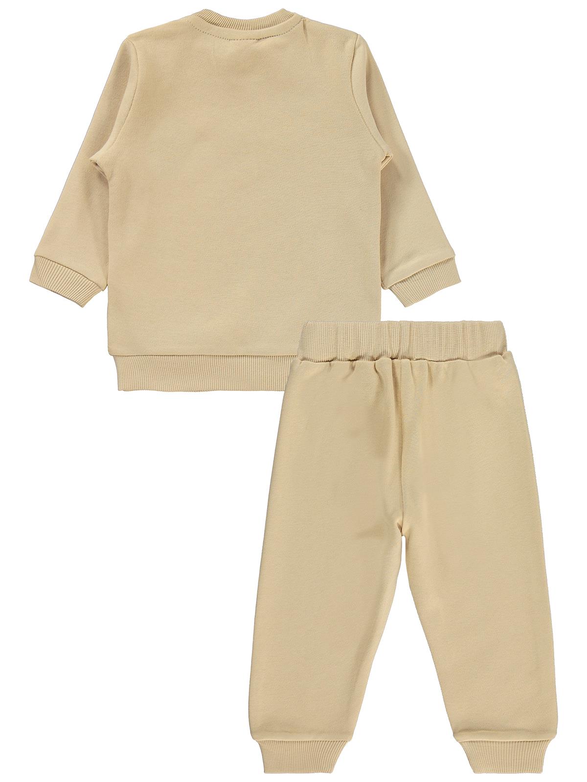 Civil Baby Erkek Bebek Kurbağa Baskılı 6-18 Ay Takım - Sarı