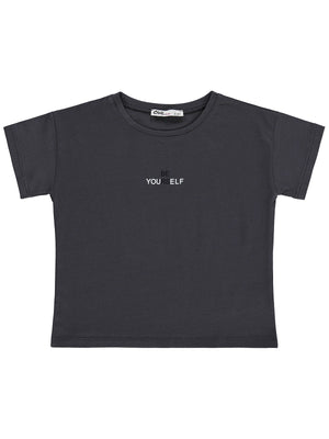 Civil Girls 2-5 Yaş Tişört - Gri