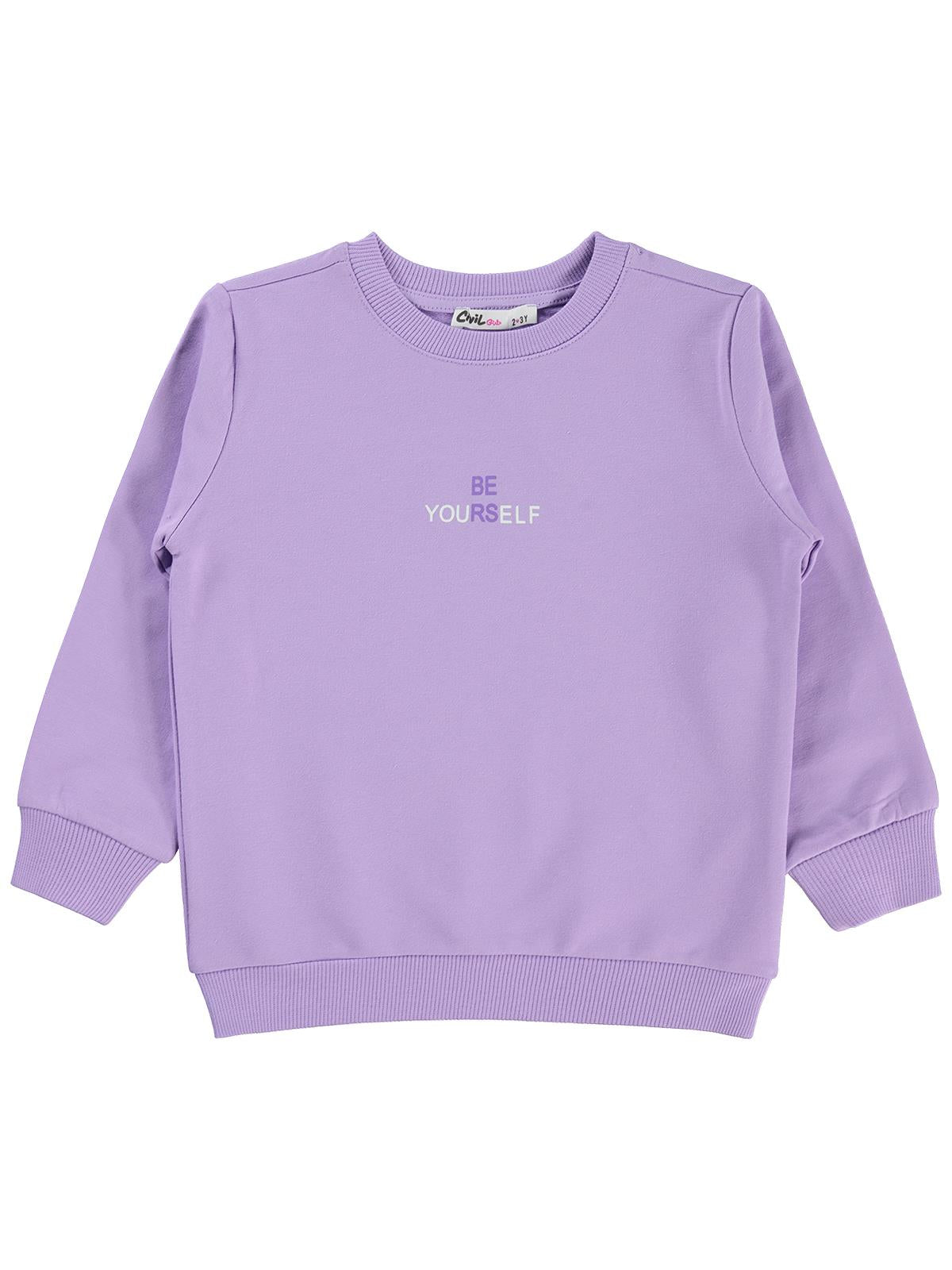 Civil Girls 2-5 Yaş Sweatshirt - Lila