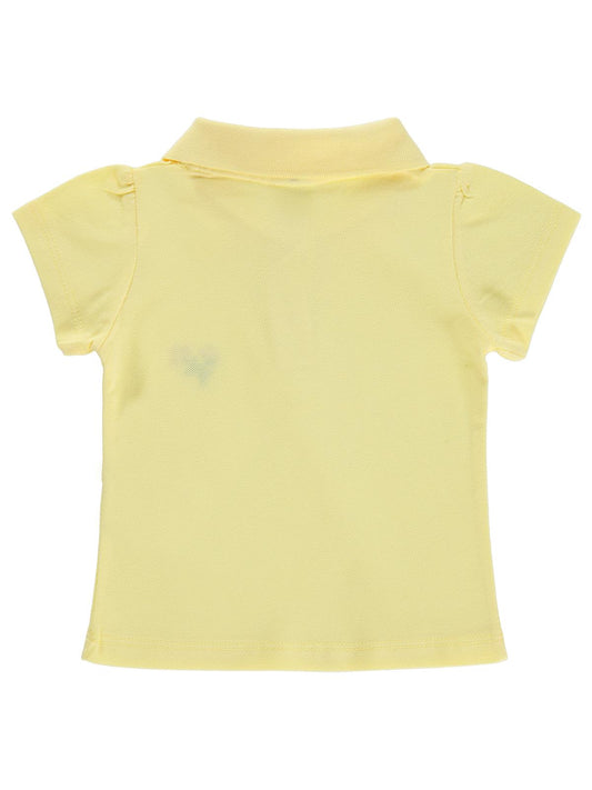Civil Baby Çiçek Nakışlı Basic 6-18 Ay Tişört - Sarı
