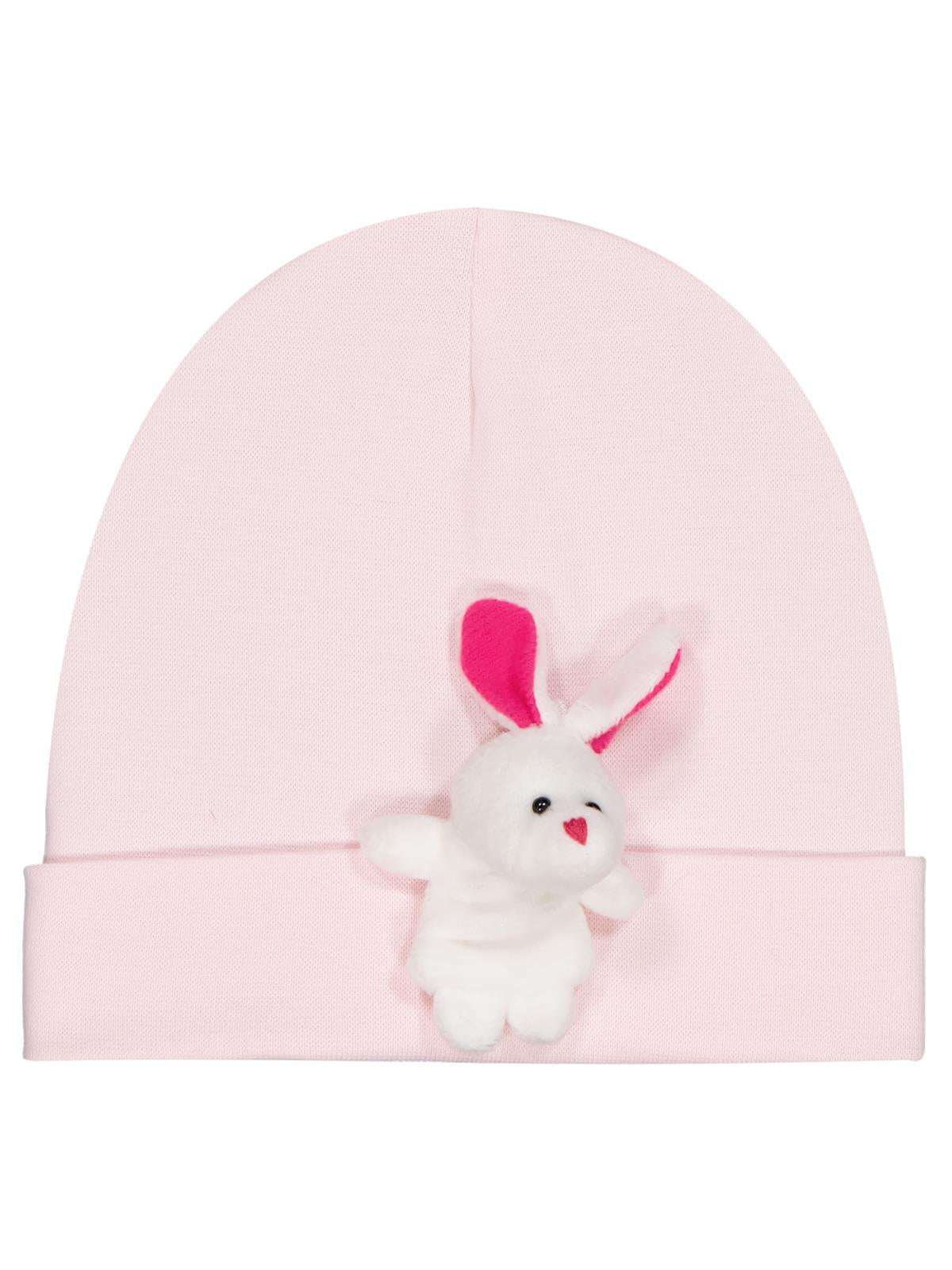 Civil Baby Küçük Oyuncaklı Bebe Şapka Bere ve Setler - Pembe