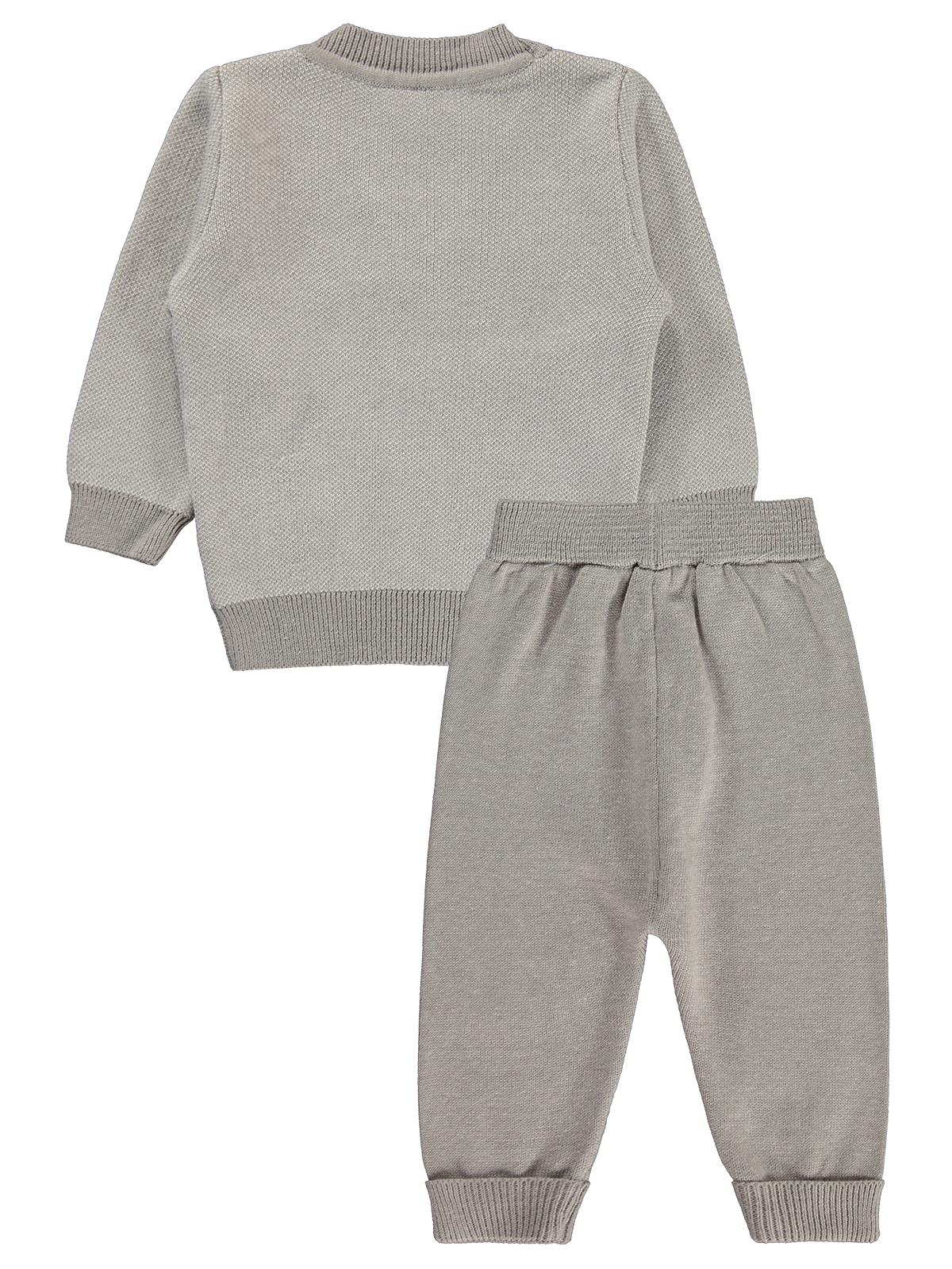 Civil Baby Hırkalı 6-18 Ay Takım - Gri