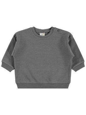Civil Baby Basic 3-18 Ay Sweatshirt - Gri