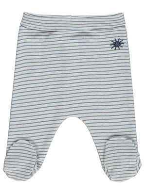 Civil Baby Çizgili 1-9 Ay Tek Alt Bebe - Ekru