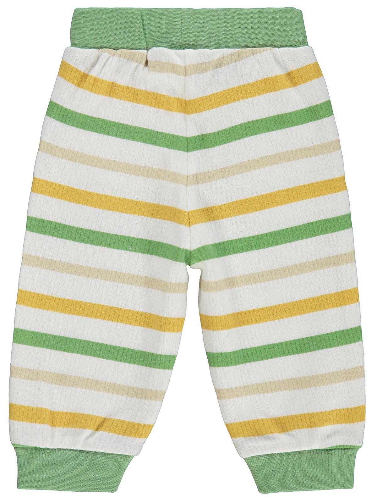 Civil Baby Çizgili 3-18 Ay Tek Alt Bebe - Ekru