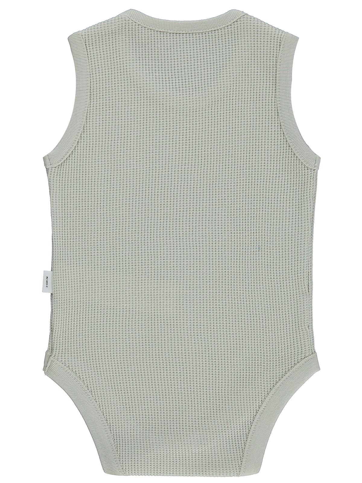 Civil Baby Basic 3-18 Ay Çıtçıtlı Badi - Kahverengi
