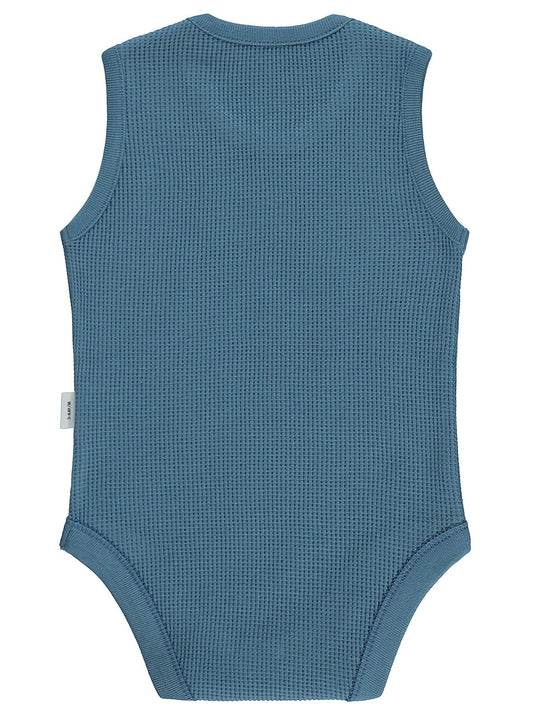 Civil Baby Basic 3-18 Ay Çıtçıtlı Badi - Mavi