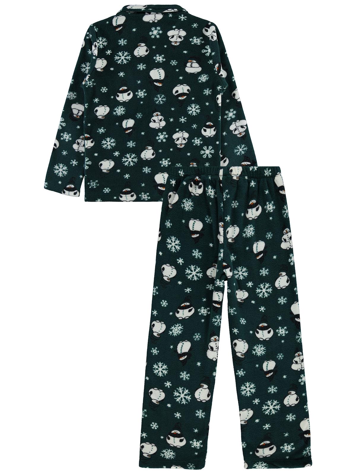 Civil Boys Kardan Adam Baskılı 6-9 Yaş Pijama Takımı - Yeşil