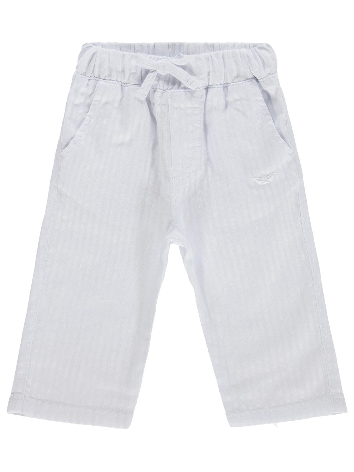 Civil Baby Yelken Nakışlı 6-18 Ay Pantolon - Beyaz