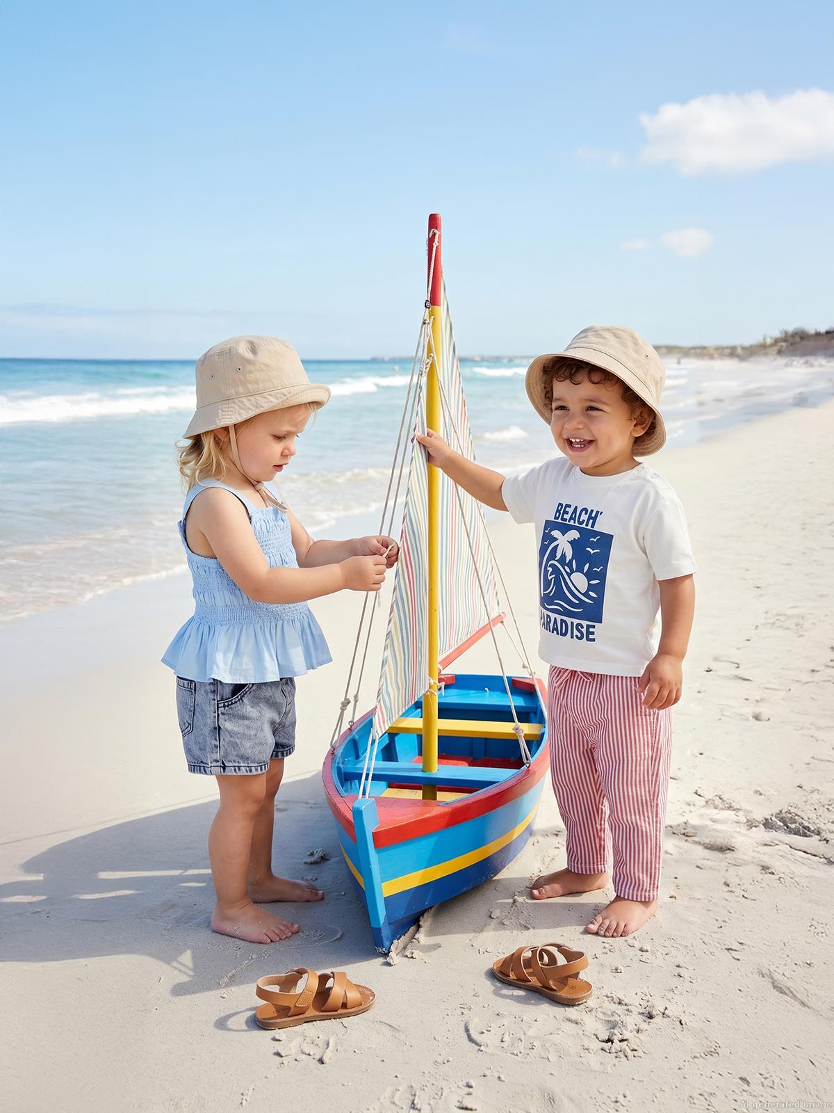 Civil Baby Denim Şortlu Askılı 6-18 Ay Takım - Mavi
