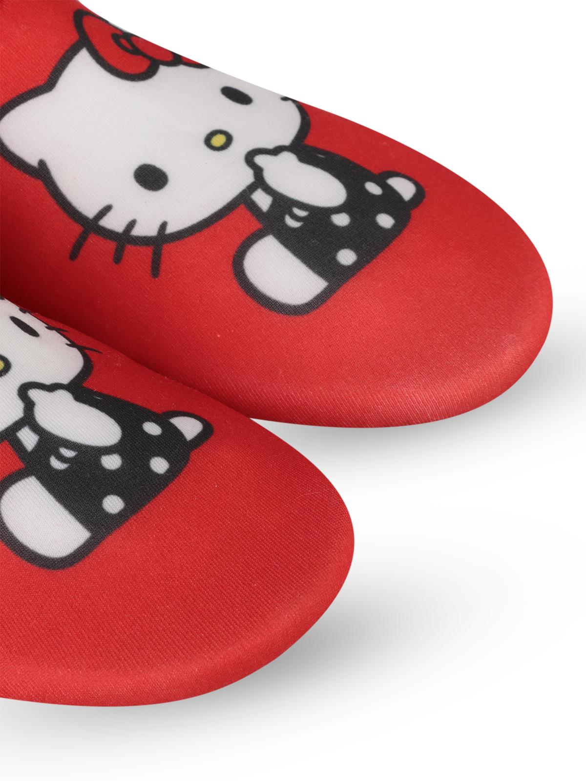 Hello Kitty Baskılı Tabanlı 26-30 Numara Deniz Ayakkabısı - Kırmızı