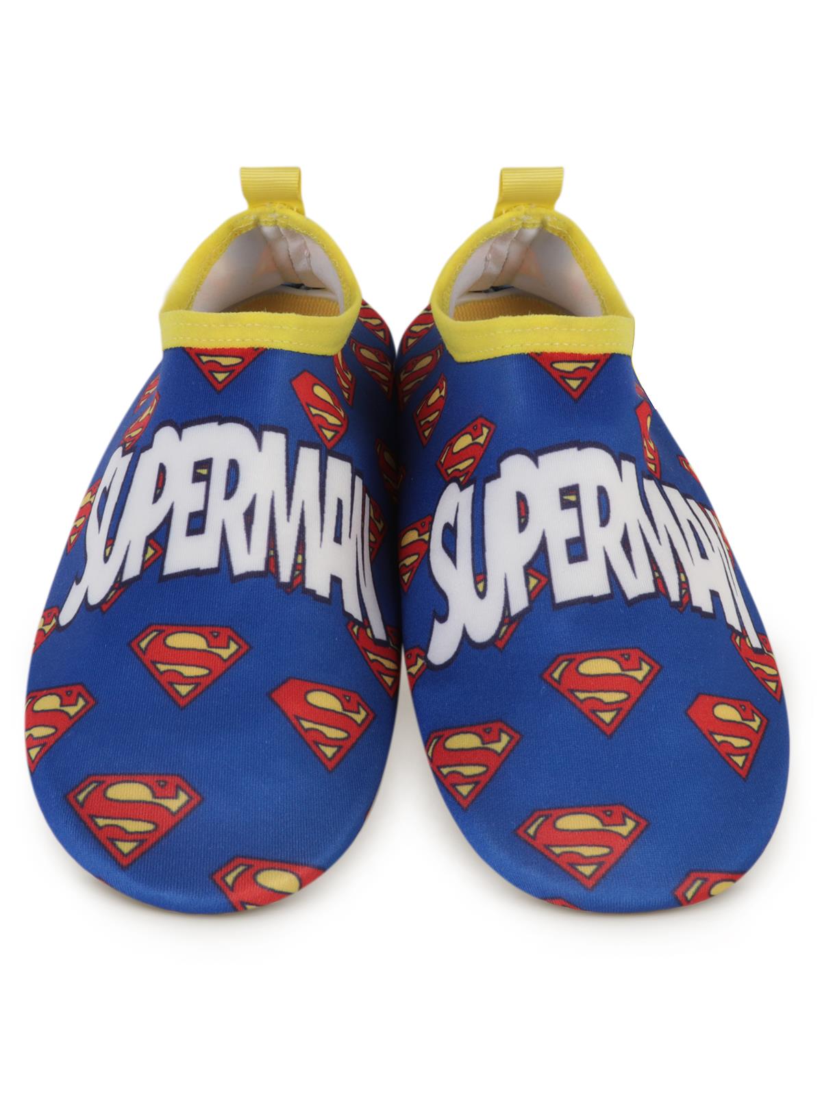 Superman Baskılı Tabanlı 32-36 Numara Deniz Ayakkabısı - Mavi
