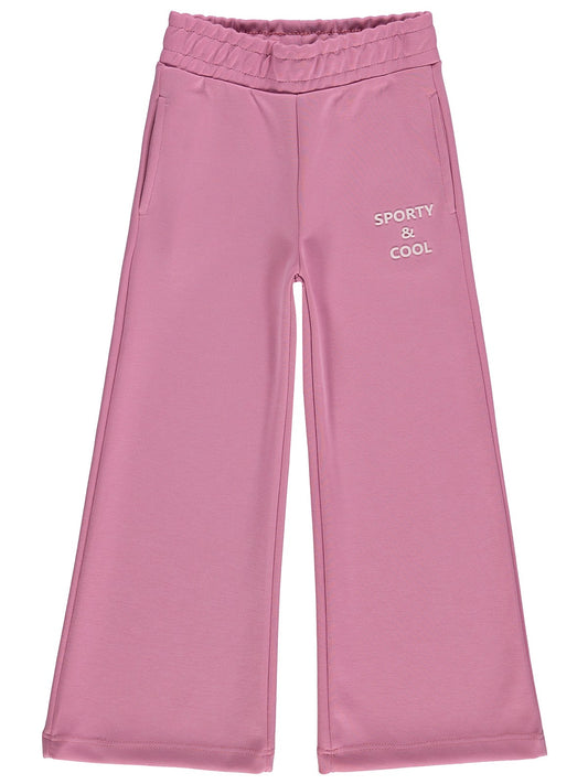 Civil Kız Çocuk Sporty&Cool Baskılı Eşofman Altı | Cupra Baskılı | Okul Kreş ve Günlük Kullanım - Pembe