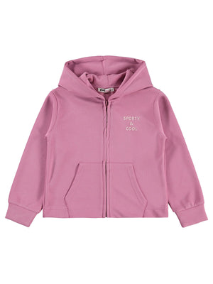 Civil Girls Sporty&Cool Baskılı 10-13 Yaş Hırka - Pembe