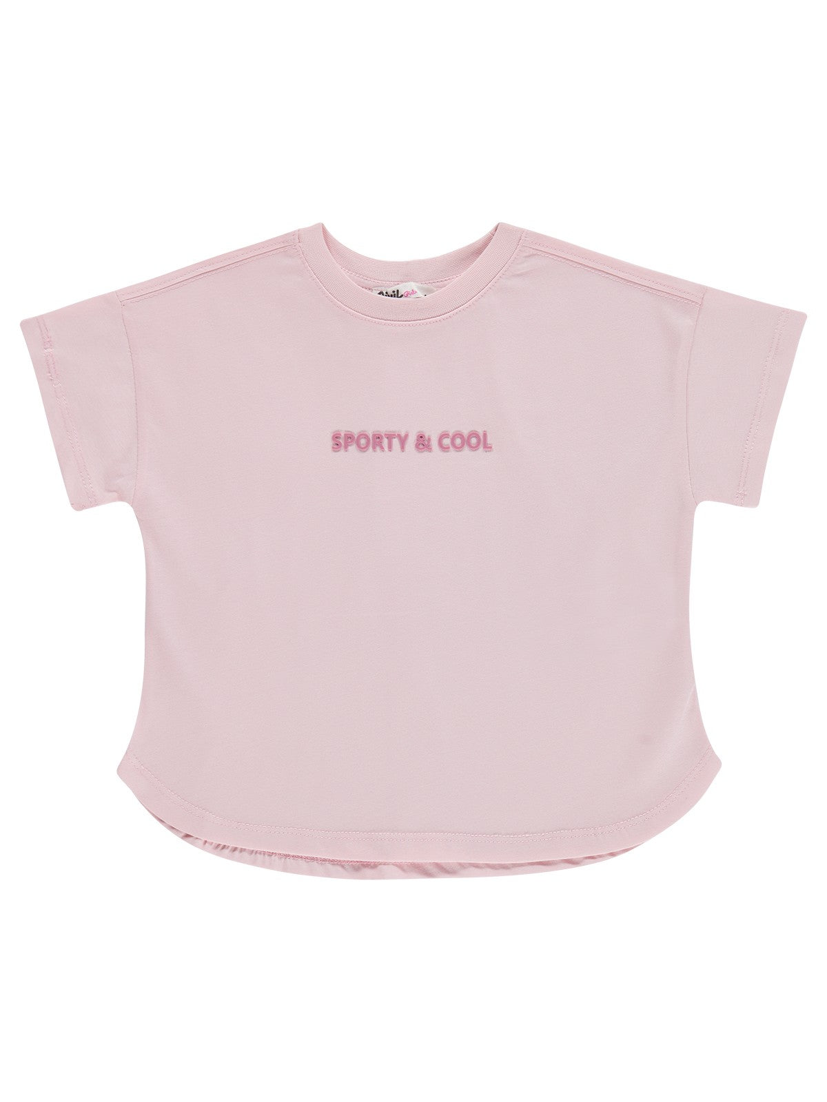 Civil Girls Sporty&Cool Baskılı 2-5 Yaş Tişört - Soluk Leylak