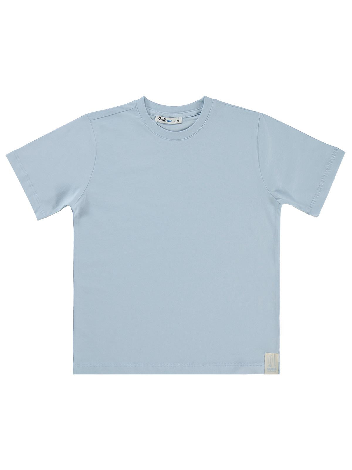 Civil Boys Basic Surf Etiketli 10-13 Yaş Tişört  - Mavi