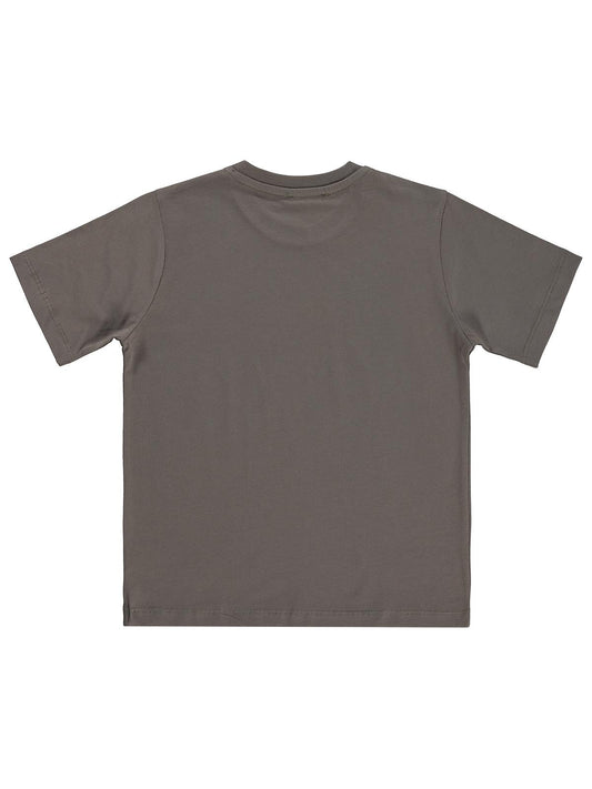 Civil Boys Basic Surf Etiketli 6-9 Yaş Tişört - Kahverengi