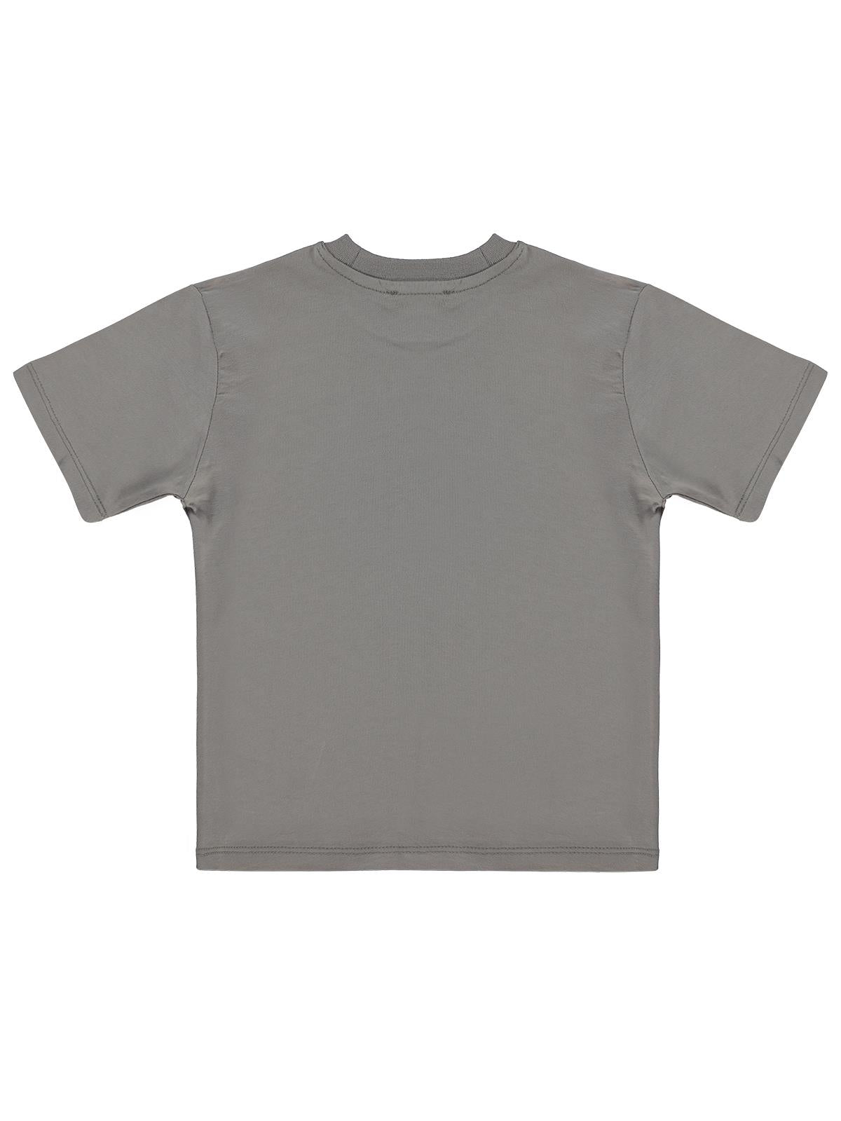 Civil Boys Basic Surf Etiketli 2-5 Yaş Tişört  - Gri