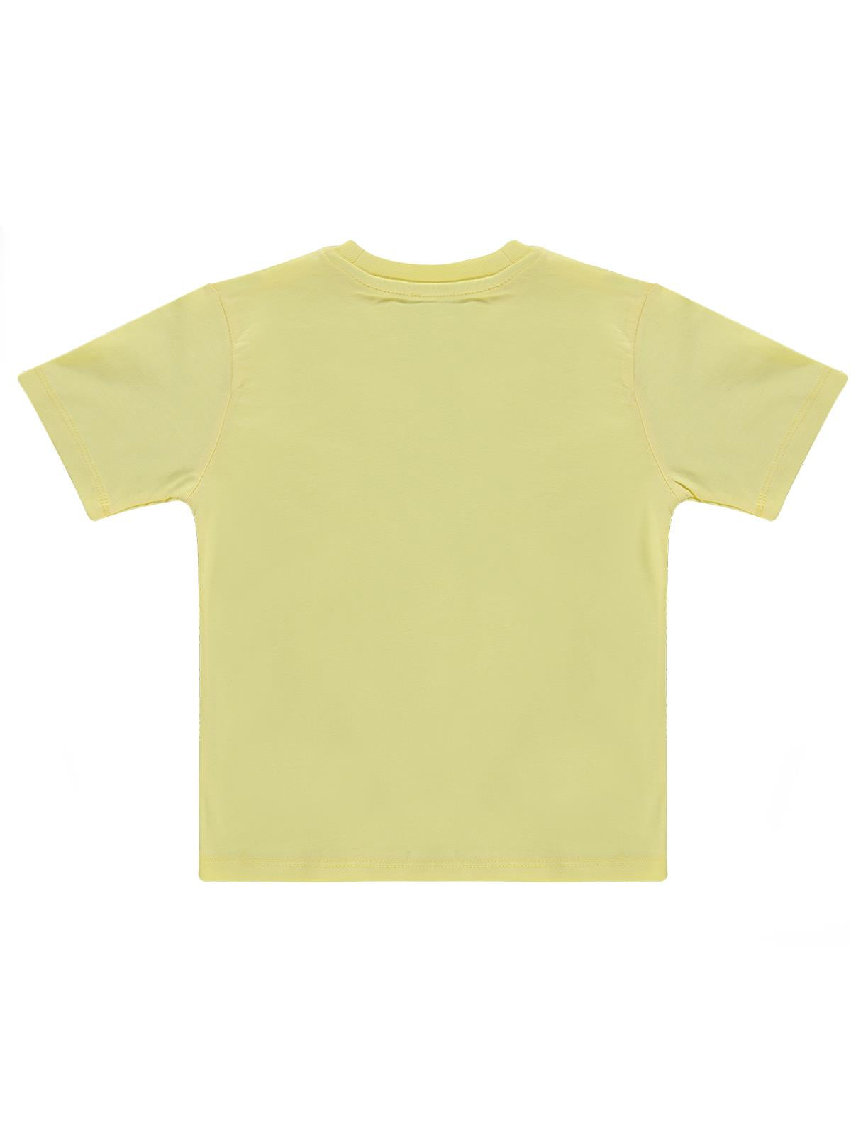 Civil Boys Basic Surf Etiketli 2-5 Yaş Tişört  - Sarı