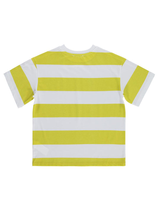 Civil Boys Basic Çizgili 6-9 Yaş Tişört - Sarı