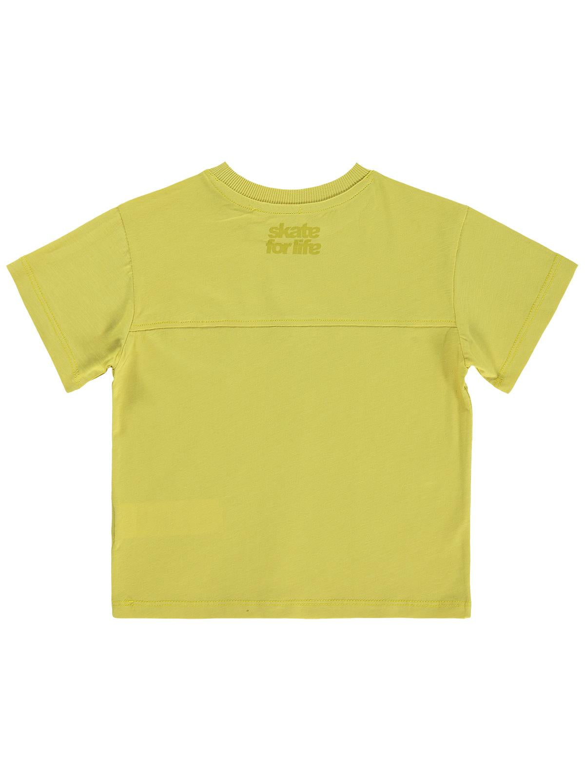 Civil Boys Basic Flamlı  2-5 Yaş Tişört - Sarı