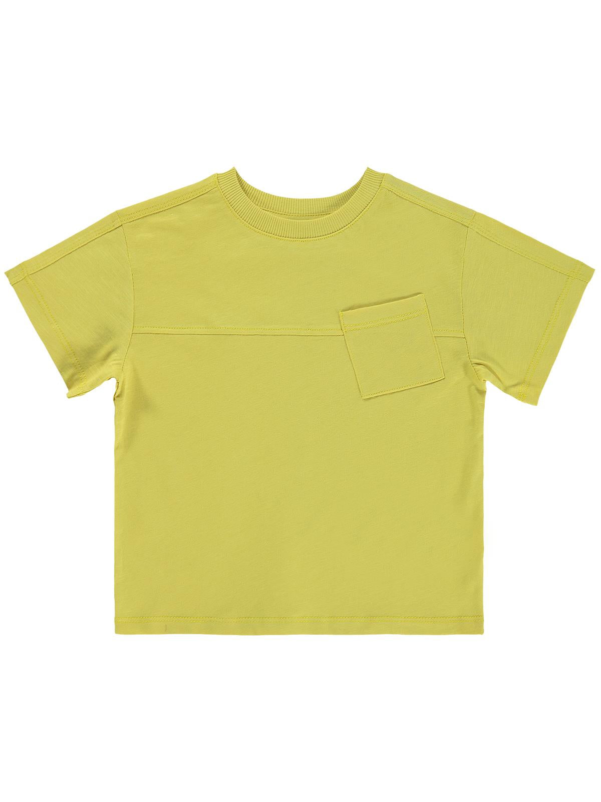 Civil Boys Basic Flamlı  2-5 Yaş Tişört - Sarı