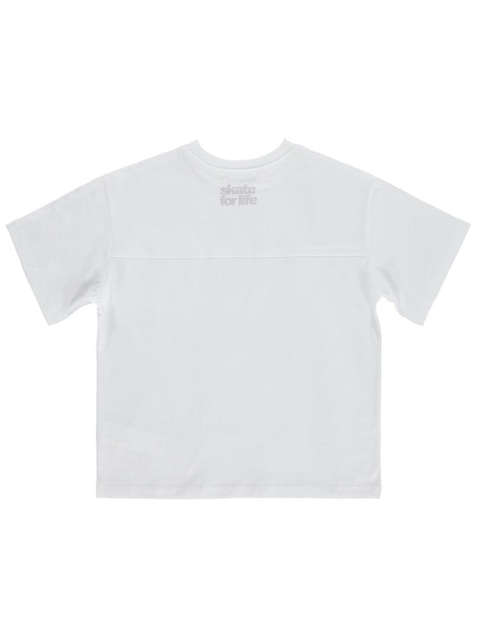 Civil Boys Basic Flamlı 10-13 Yaş Tişört - Kırık Beyaz