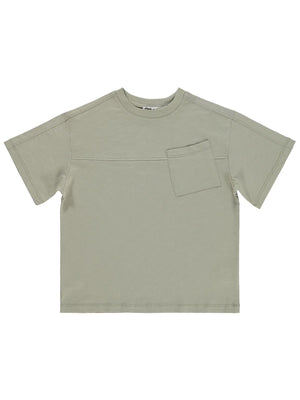 Civil Boys Basic Flamlı 6-9 Yaş Tişört - Gri