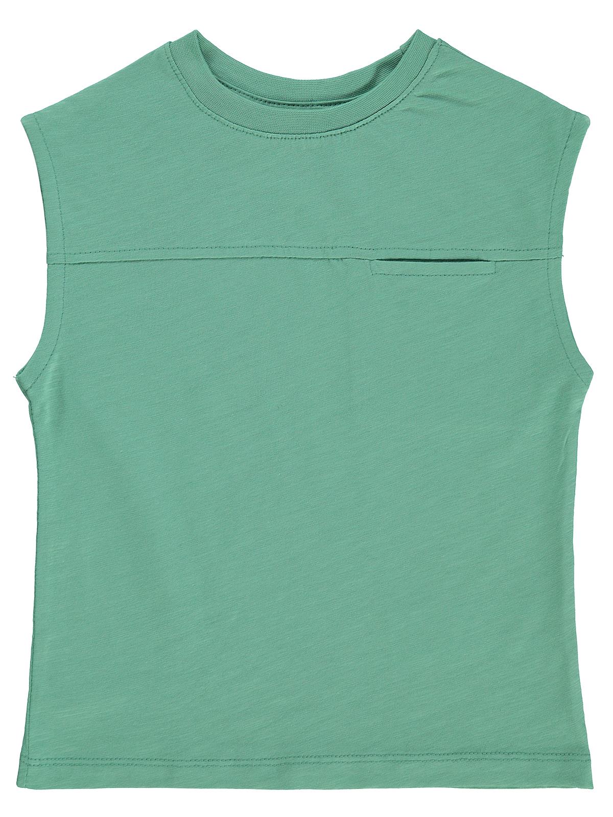 Civil Boys Basic Sıfır Kol 2-5 Yaş Tişört - Yeşil