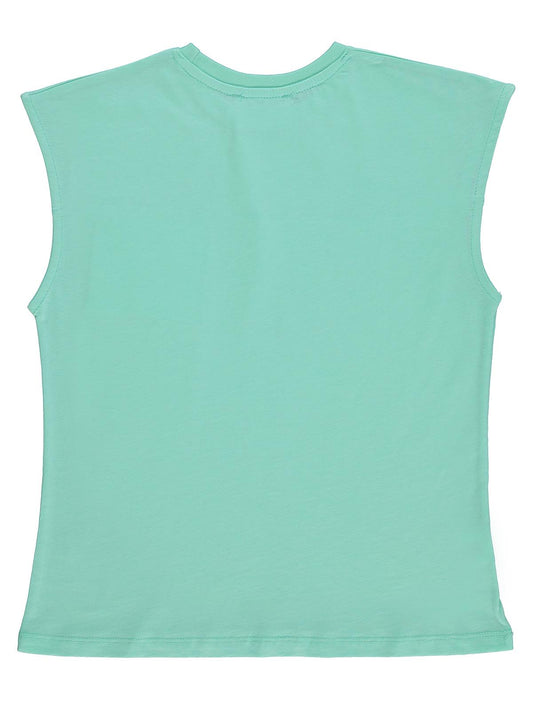 Civil Boys Basic Sıfır Kol 6-9 Yaş Tişört - Yeşil