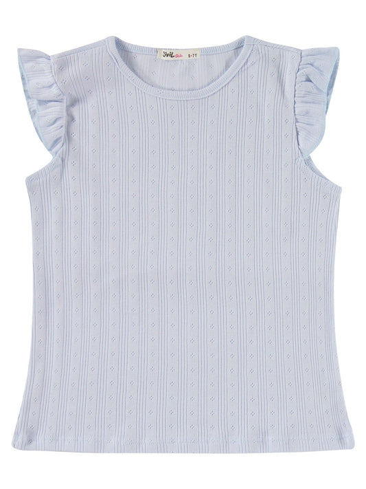 Civil Girls Kaprili 10-13 Yaş Pijama Takımı - Mavi
