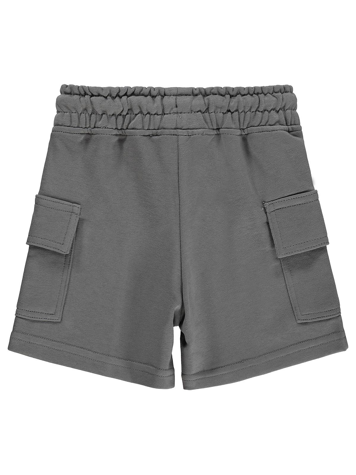 Civil Boys Basic Kargo Cepli 2-5 Yaş Kapri - Gri