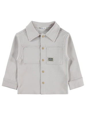 Civil Boys Basic 2-5 Yaş Gömlek - Koyu Taş Rengi