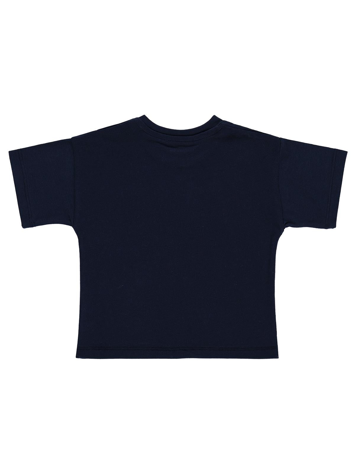 Civil Baby Too Cool For School Baskılı 6-18 Ay Tişört - Lacivert