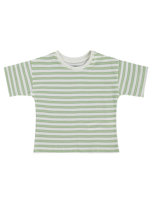 Civil Baby Çizgili 6-18 Ay Tişört - Haki