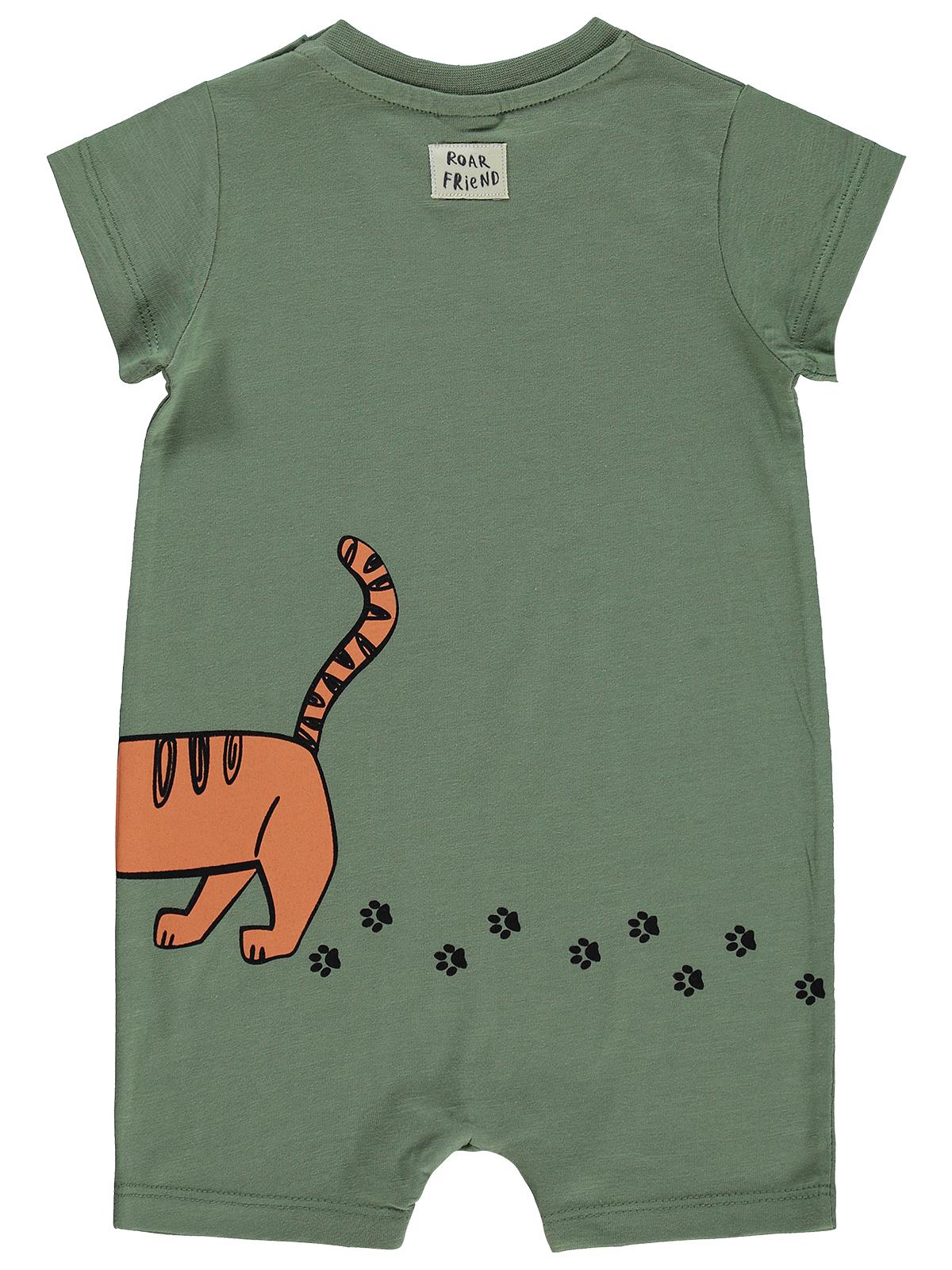 Civil Baby Roar Baskılı 6-18 Ay Tulum - Haki