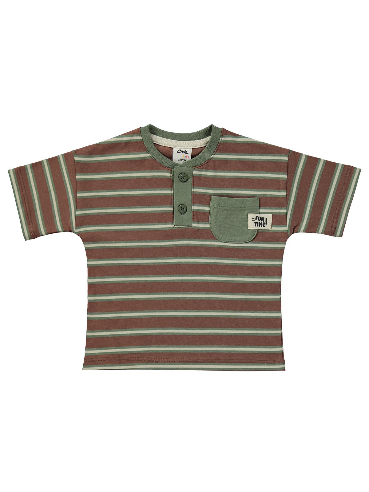 Civil Baby Cepli 6-18 Ay Takım - Haki