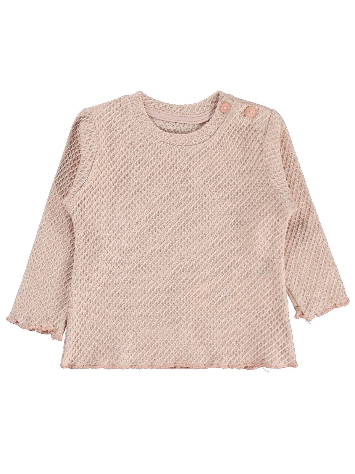Civil Baby Yelekli 6-18 Ay Takım - Pudra