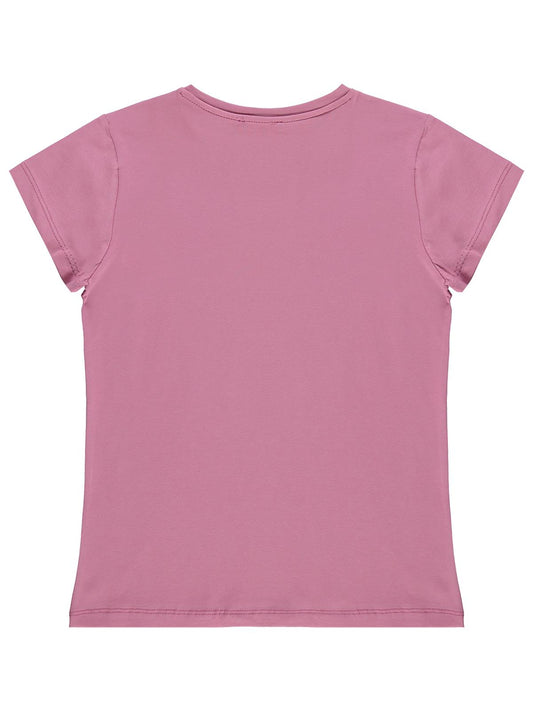 Civil Girls Basic 10-13 Yaş Tişört - Pembe