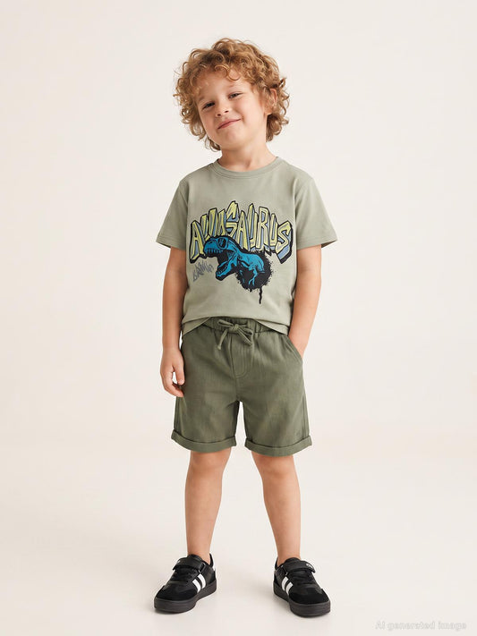 Civil Boys Basic 2-5 Yaş Kapri - Haki