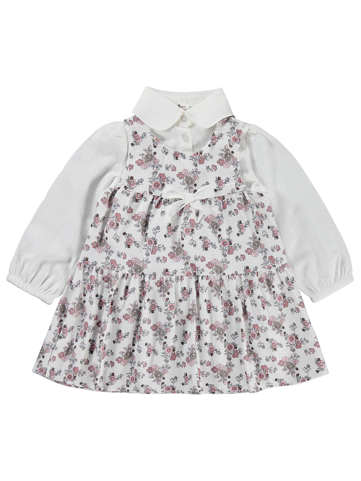 Civil Girls Fiyonklu 2-5 Yaş Elbise - Pembe
