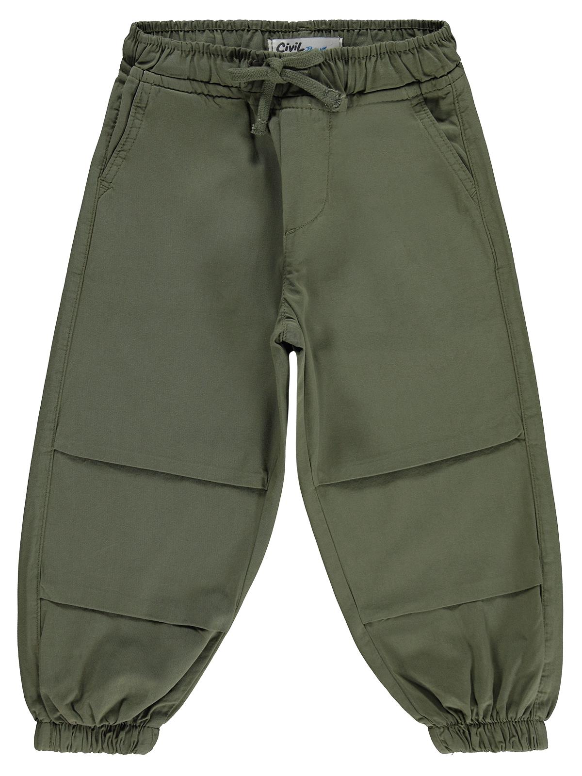 Civil Boys Paçası Lastikli 2-5 Yaş Pantolon - Haki
