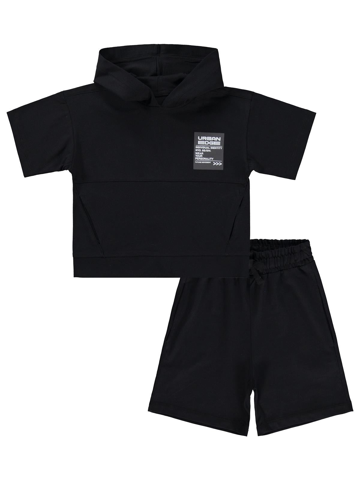 Civil Boys Urban Etiketli 2-5 Yaş Takım - Siyah