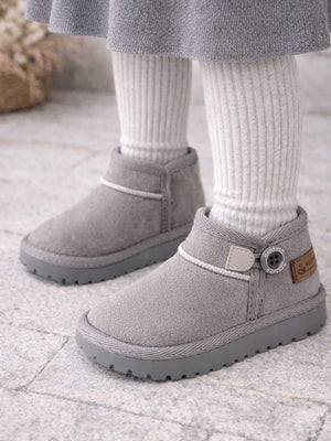 Mumenim Baby Kodiak Düğmeli 20- Bot - Gri
