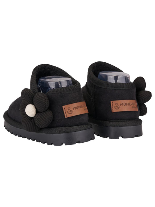 Mumenim Baby Minto Çiçekli 21- Bot - Siyah